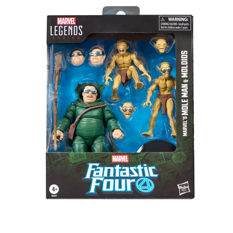 Fantastic Four Comics - Marvel Legends - Marvel's Mole Man & Moloids Action Figure Multi-Pack