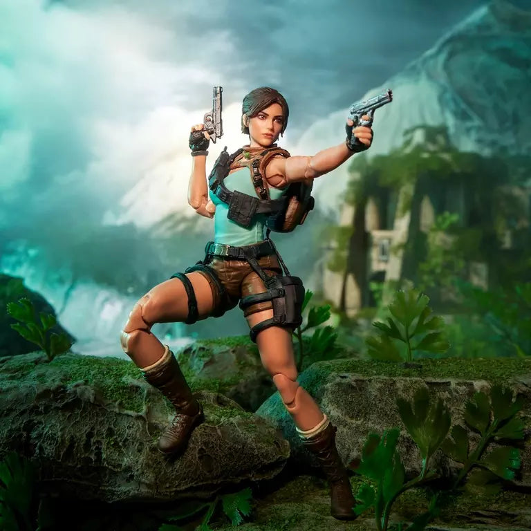 G.I. Joe x Tomb Raider - Classified Series: Retro Cardback Lara Croft Action Figure | One Per Customer
