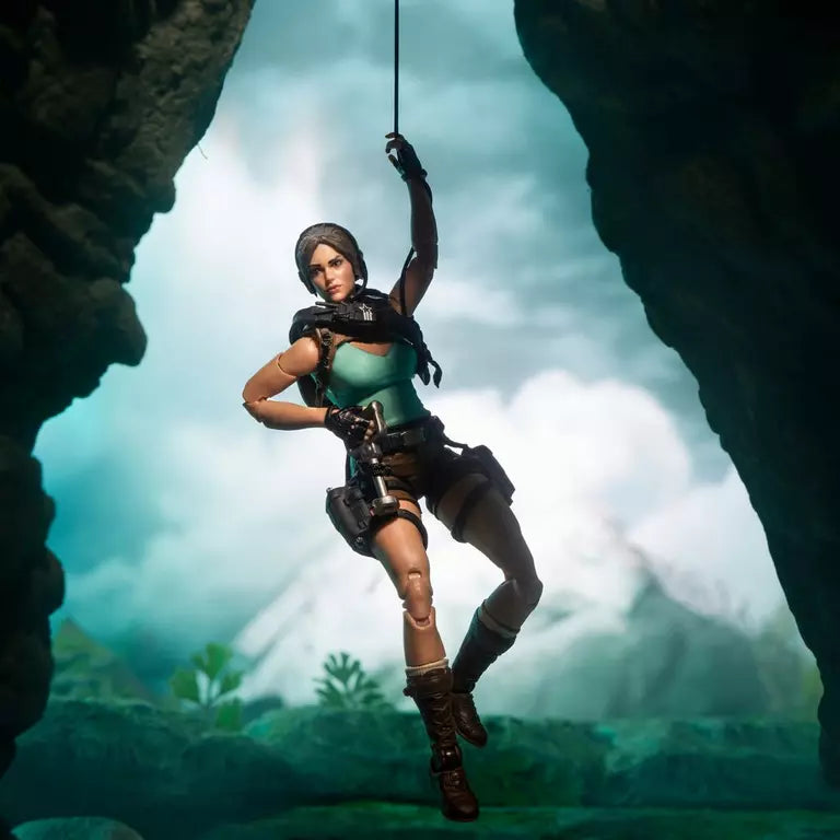G.I. Joe x Tomb Raider - Classified Series: Retro Cardback Lara Croft Action Figure | One Per Customer