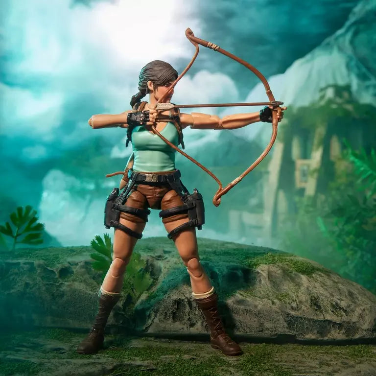 G.I. Joe x Tomb Raider - Classified Series: Retro Cardback Lara Croft Action Figure | One Per Customer