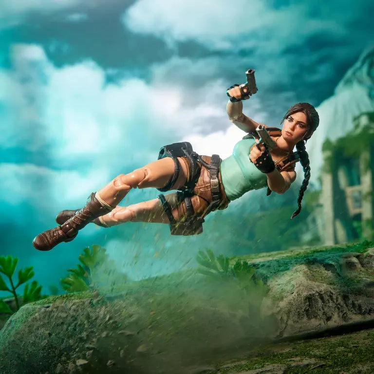 G.I. Joe x Tomb Raider - Classified Series: Retro Cardback Lara Croft Action Figure | One Per Customer