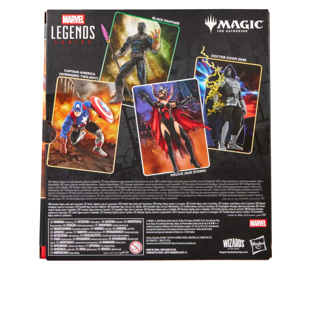 Marvel Legends Avengers: Twilight Captain America Action Figure with Magic: The Gathering Card