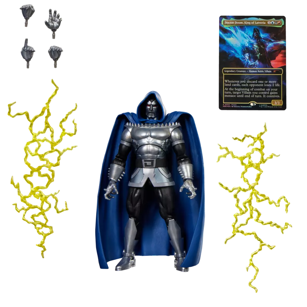 Marvel Legends Doctor Doom 2099 Action Figure with Magic: The Gathering Card