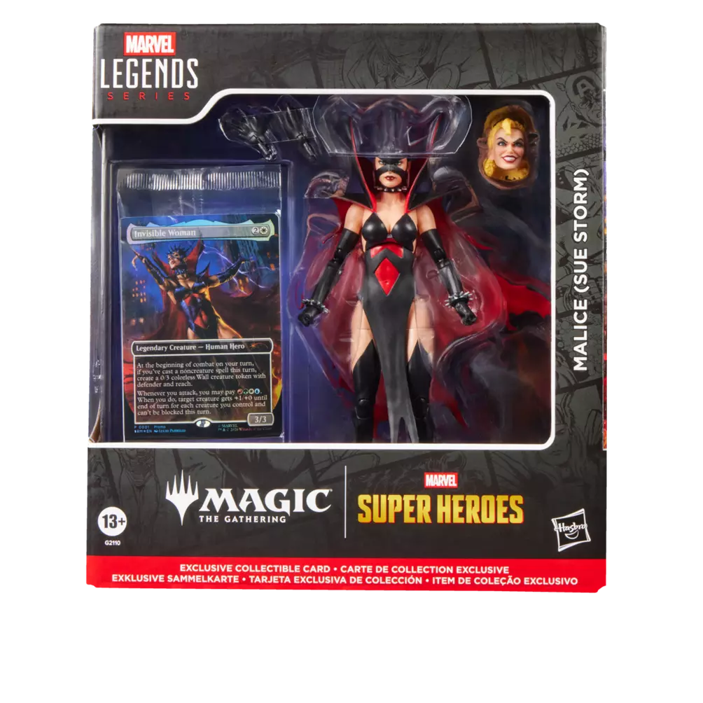Marvel Legends Malice (Sue Storm) Action Figure with Magic: The Gathering Card