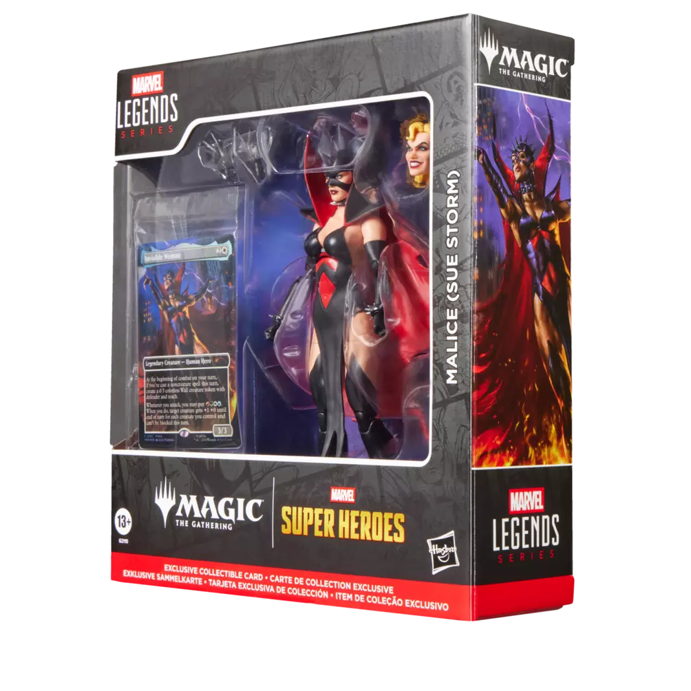 Marvel Legends Malice (Sue Storm) Action Figure with Magic: The Gathering Card