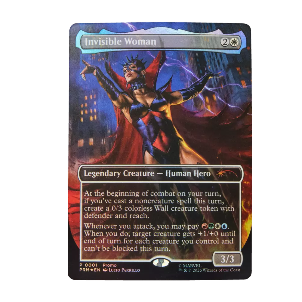 Marvel Legends Malice (Sue Storm) Action Figure with Magic: The Gathering Card