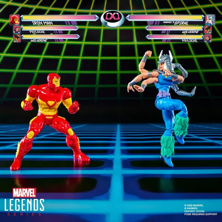 Hasbro Marvel Legends Iron Man vs Marvel's Spiral 6-Inch Action Figure Two-Pack