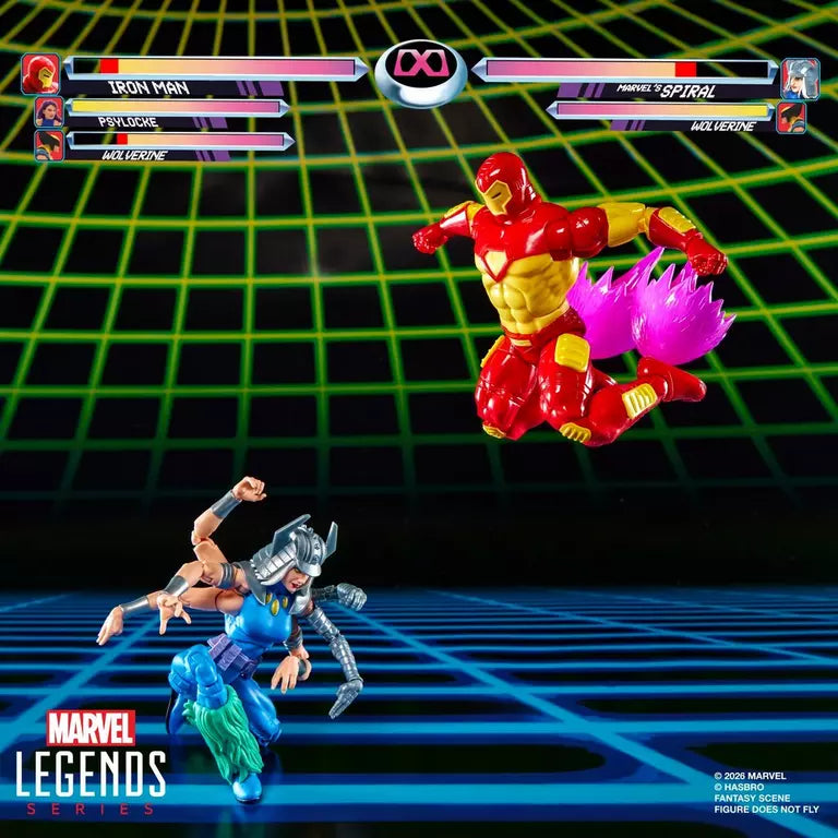 Hasbro Marvel Legends Iron Man vs Marvel's Spiral 6-Inch Action Figure Two-Pack