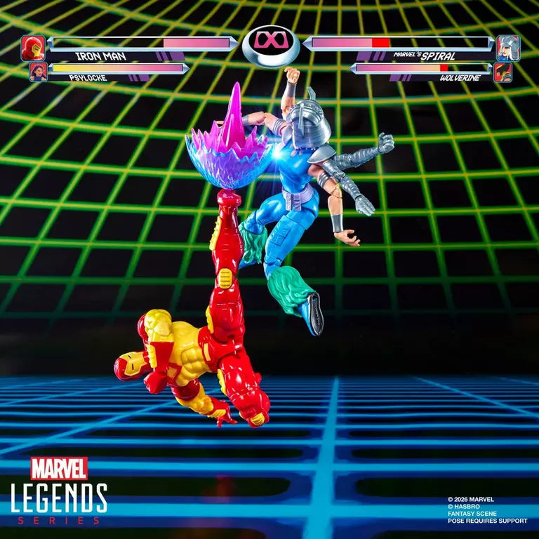 Hasbro Marvel Legends Iron Man vs Marvel's Spiral 6-Inch Action Figure Two-Pack