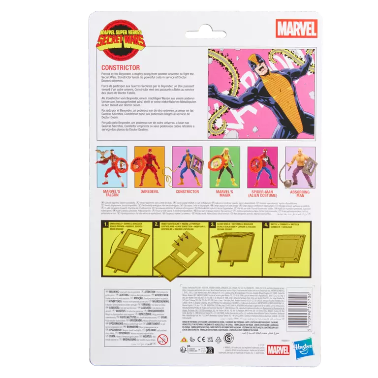 Marvel Legends Secret Wars Constrictor 6 Inch Figure Retro Cardback