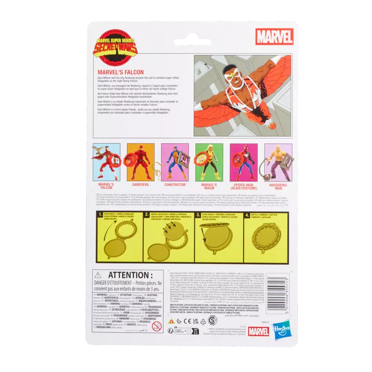 Marvel Legends Secret Wars Falcon 6 Inch Figure Retro Cardback Hasbro