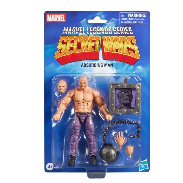 Marvel Legends Secret Wars II Absorbing Man 6 Inch Figure Retro Cardback
