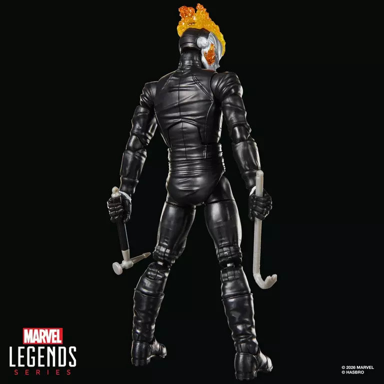 Marvel Legends Series Ghost Rider Robbie Reyes 6 Inch Action Figure with Marvel's Box Build A Figure Part