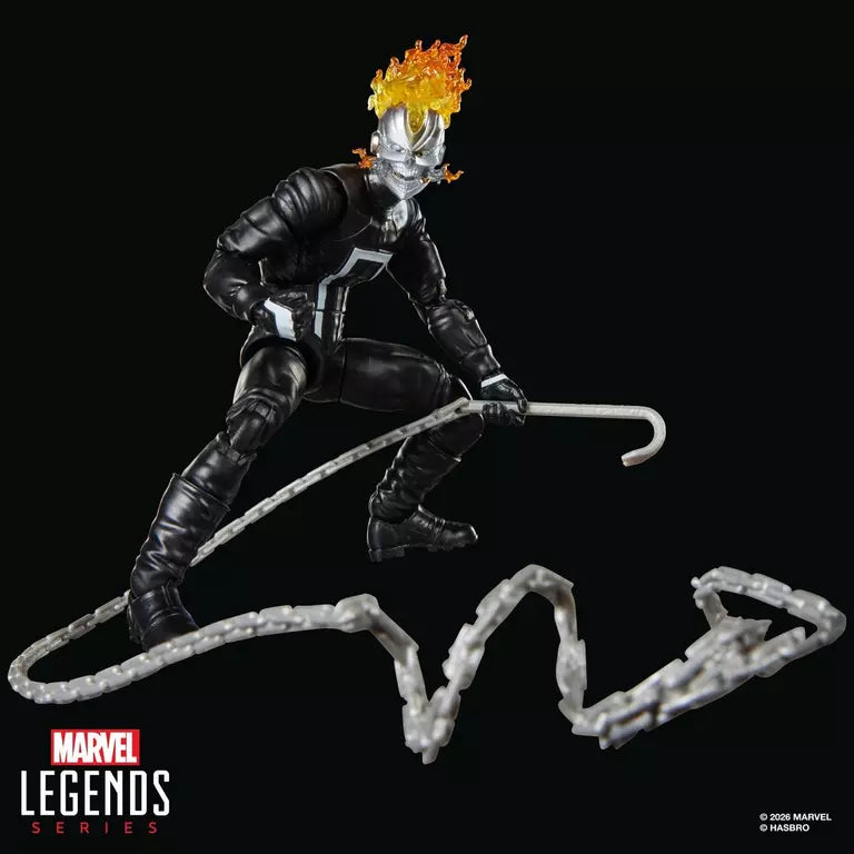 Marvel Legends Series Ghost Rider Robbie Reyes 6 Inch Action Figure with Marvel's Box Build A Figure Part