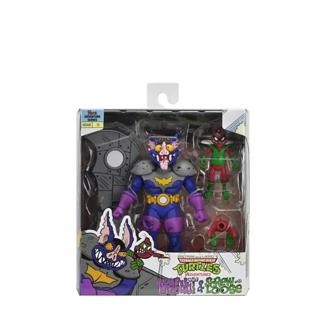 NECA TMNT Classic Cartoon Wingnut and Screwloose 2 Pack Action Figures