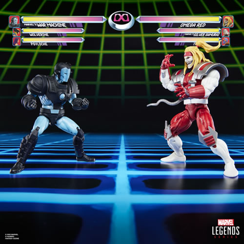 Marvel Legends Gamerverse War Machine vs Omega Red Two Pack Six Inch Action Figures