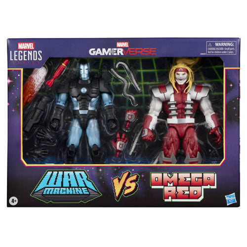 Marvel Legends Gamerverse War Machine vs Omega Red Two Pack Six Inch Action Figures
