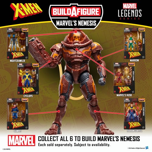 Marvel Legends - Build-A-Figure Nemesis - Gambit (Age Of Apocalypse)