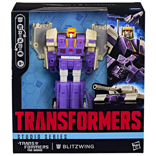 Transformers Studio Series 86 Leader Class Blitzwing Action Figure