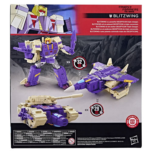 Transformers Studio Series 86 Leader Class Blitzwing Action Figure