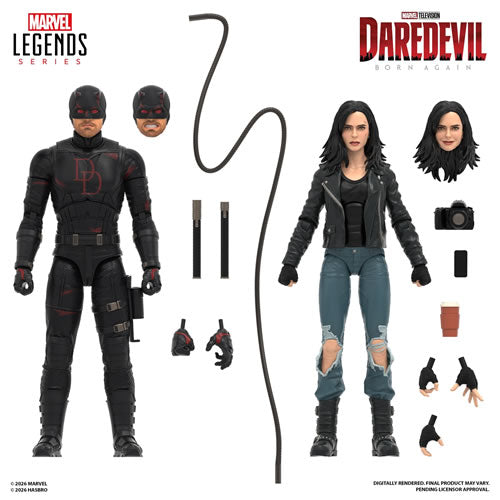 Daredevil: Born Again Marvel Legends Daredevil & Jessica Jones Action Figure Two-Pack
