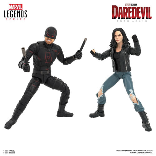 Daredevil: Born Again Marvel Legends Daredevil & Jessica Jones Action Figure Two-Pack