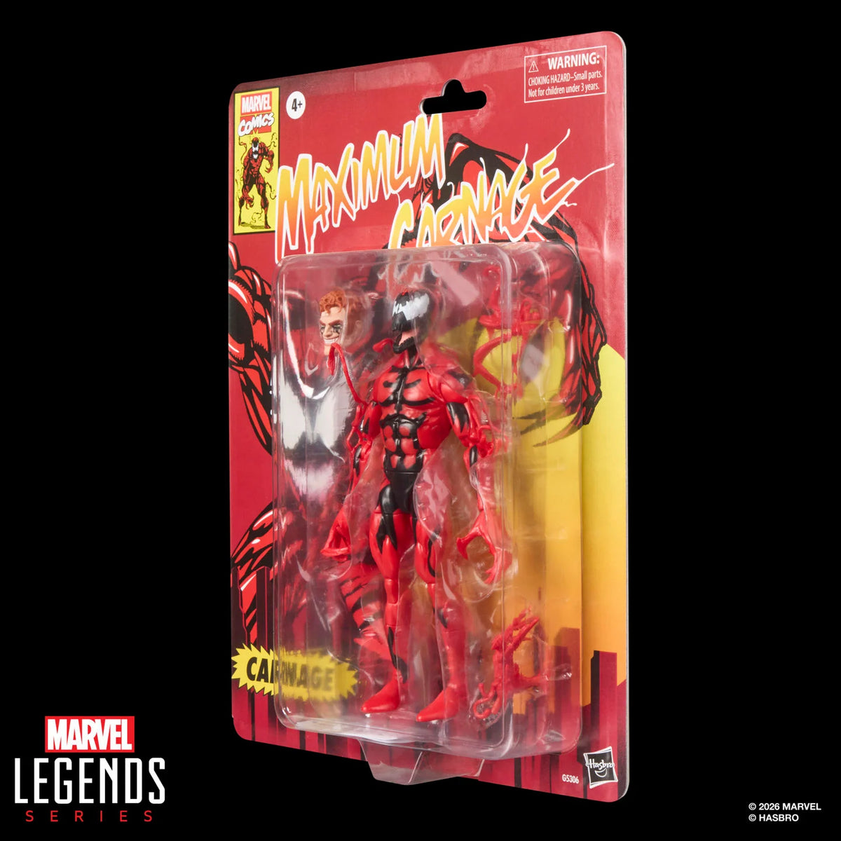 Marvel Legends Carnage Maximum Carnage Retro Cardback 6-Inch Action Figure