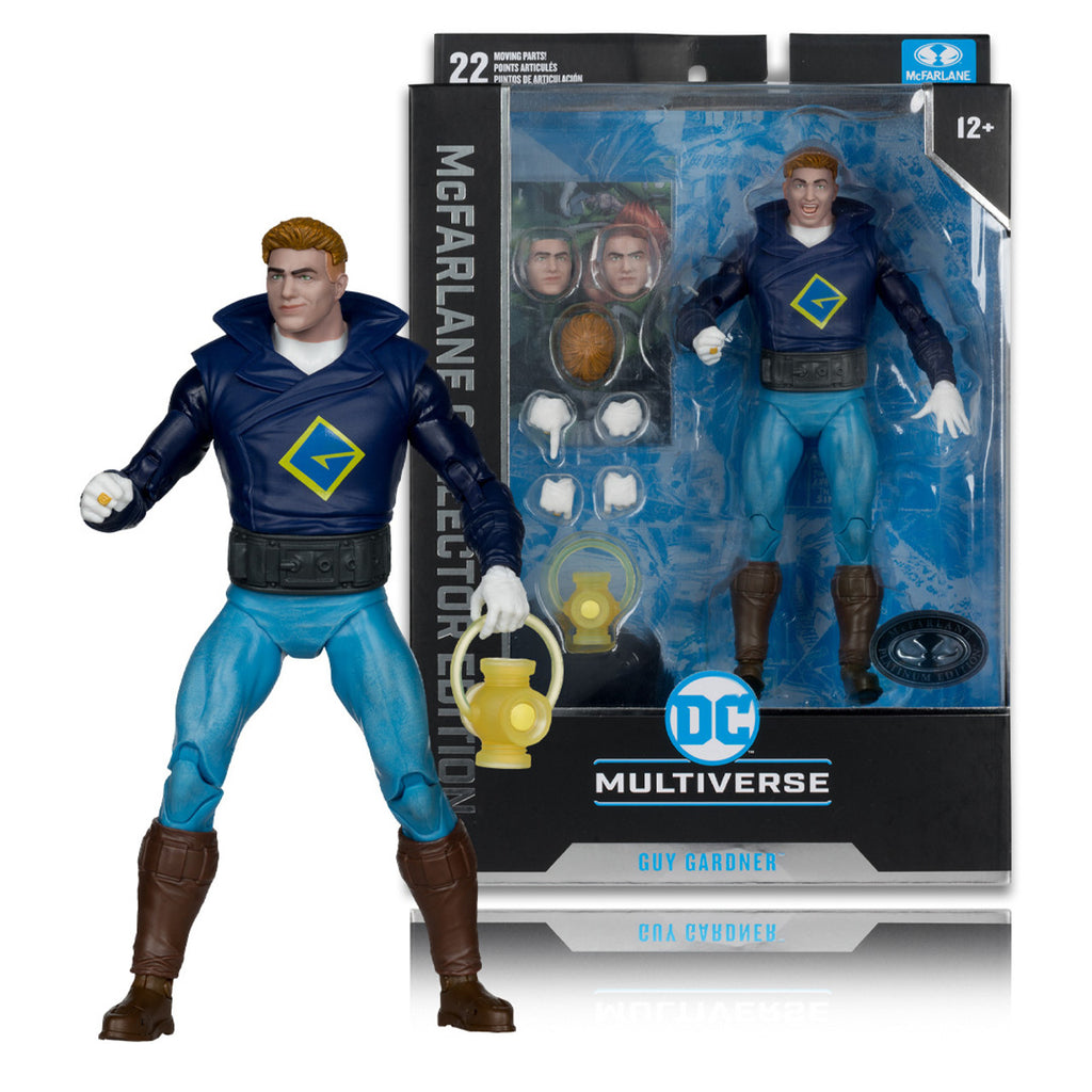 DC MCFARLANE COLLECTOR EDITION GREEN LANTERN GUY GARDNER | Platinum Ed.