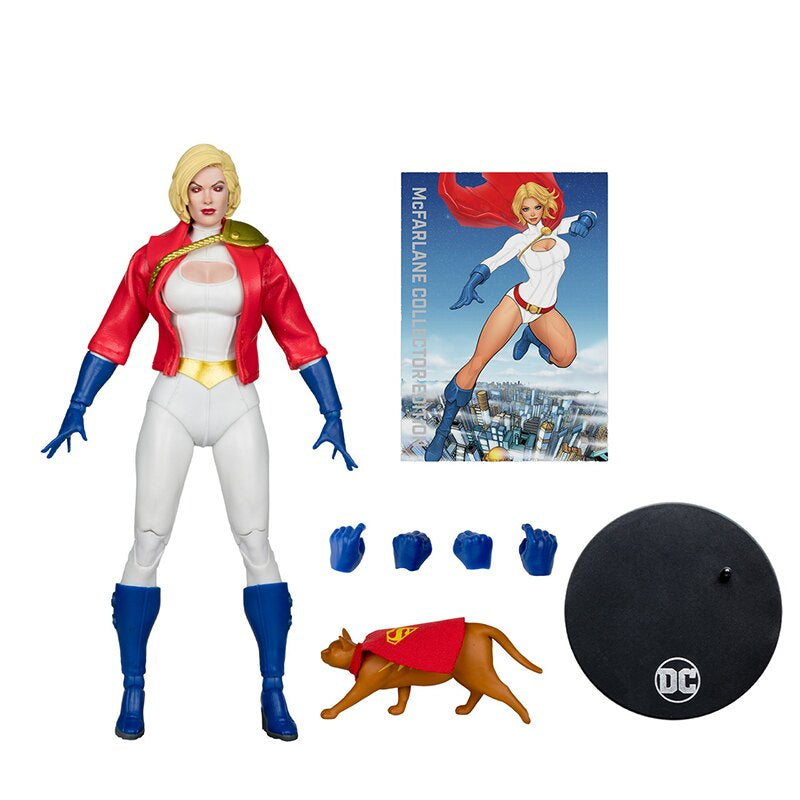 DC MCFARLANE COLLECTOR EDITION POWER GIRL PLATINUM ED. | 1 PER CUSTOMER