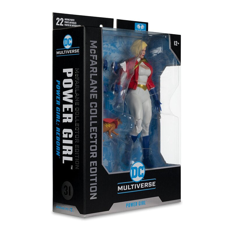 DC MCFARLANE COLLECTOR EDITION POWER GIRL PLATINUM ED. | 1 PER CUSTOMER