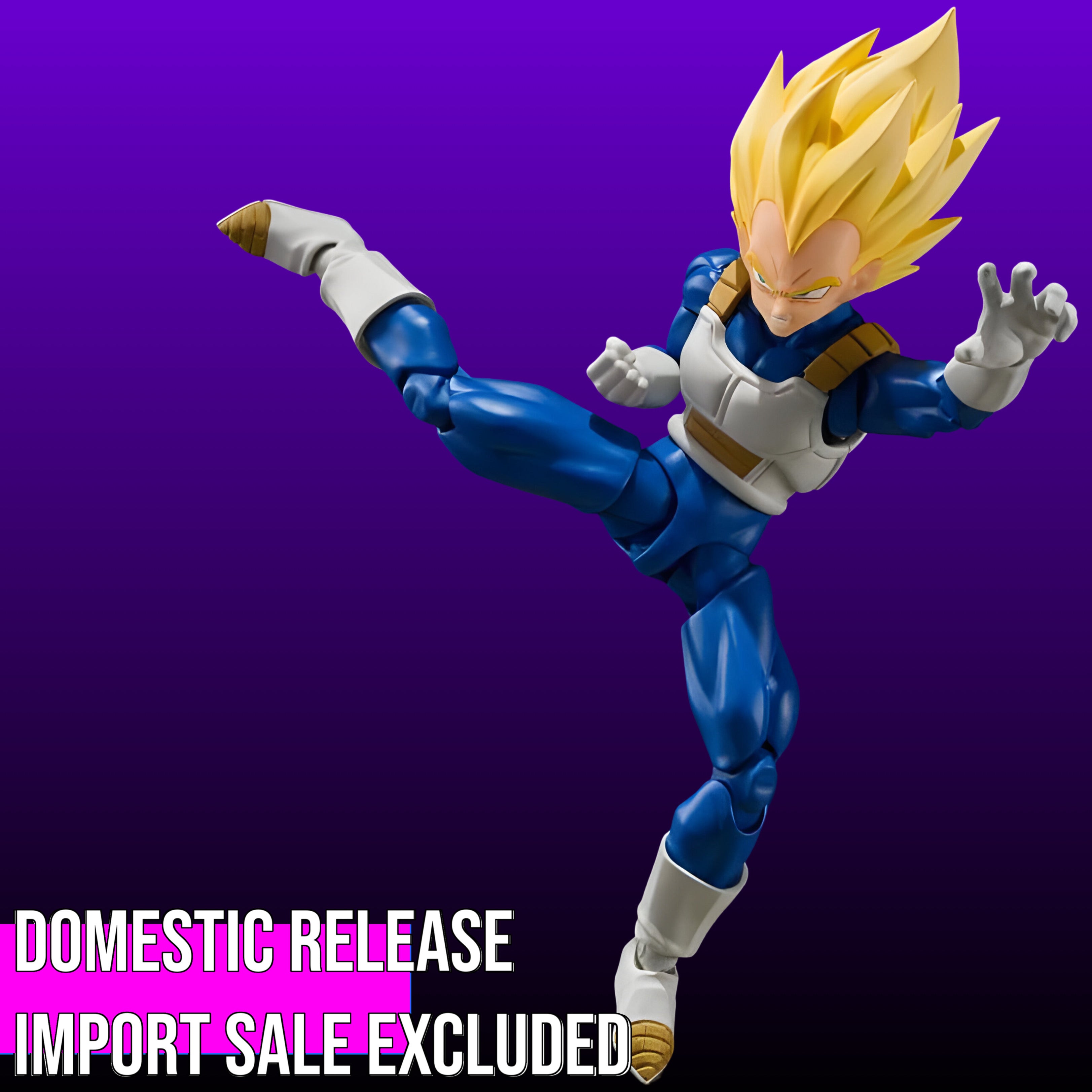 S.H.Figuarts Figures - Dragon Ball Z - Super Saiyan Vegeta (Dangerous Pride) | Preorder