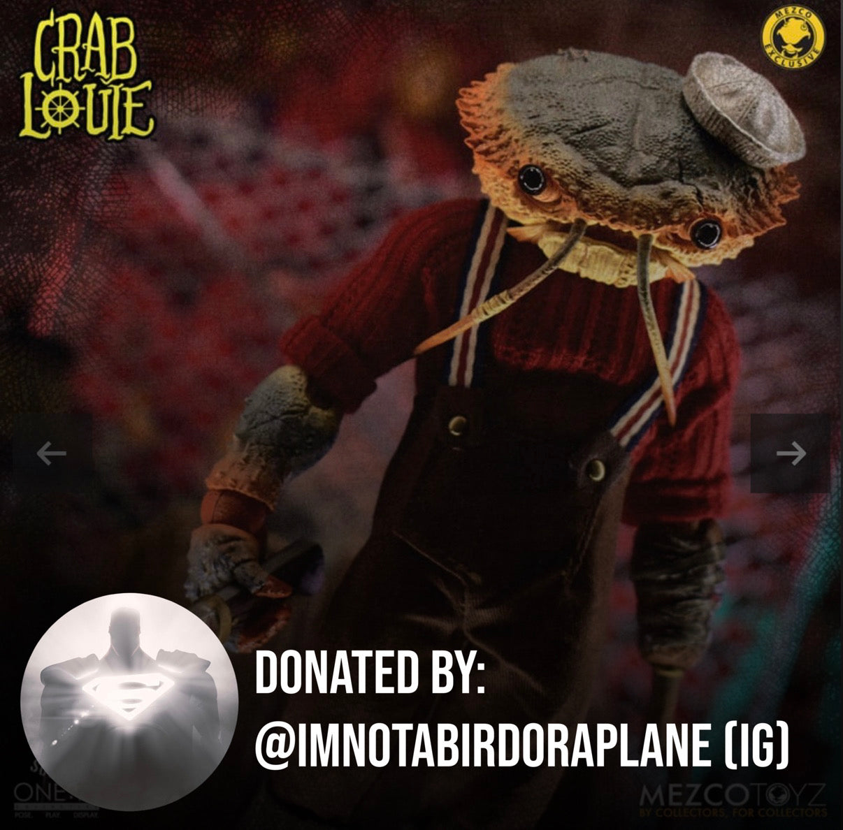 Hope For The Warriors| MEZCO Exclusive Crab Louie