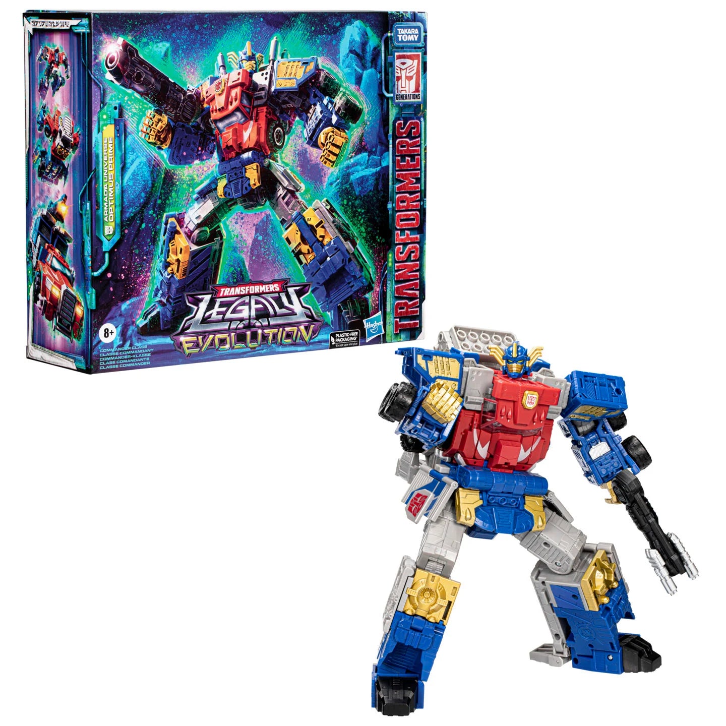 Transformers Legacy Evolution Commander Class Armada Universe Optimus Prime Action Figure