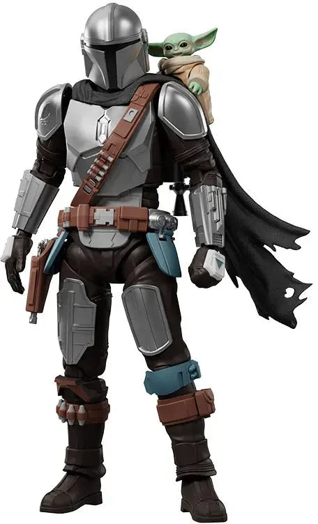 Blokees Star Wars The Mandalorian Din Djarin And Grogu Plastic Model Kit Snap Fit Collectible