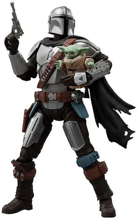 Blokees Star Wars The Mandalorian Din Djarin And Grogu Plastic Model Kit Snap Fit Collectible