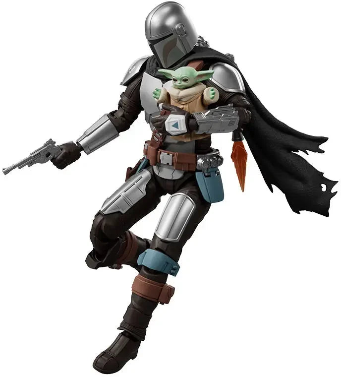 Blokees Star Wars The Mandalorian Din Djarin And Grogu Plastic Model Kit Snap Fit Collectible