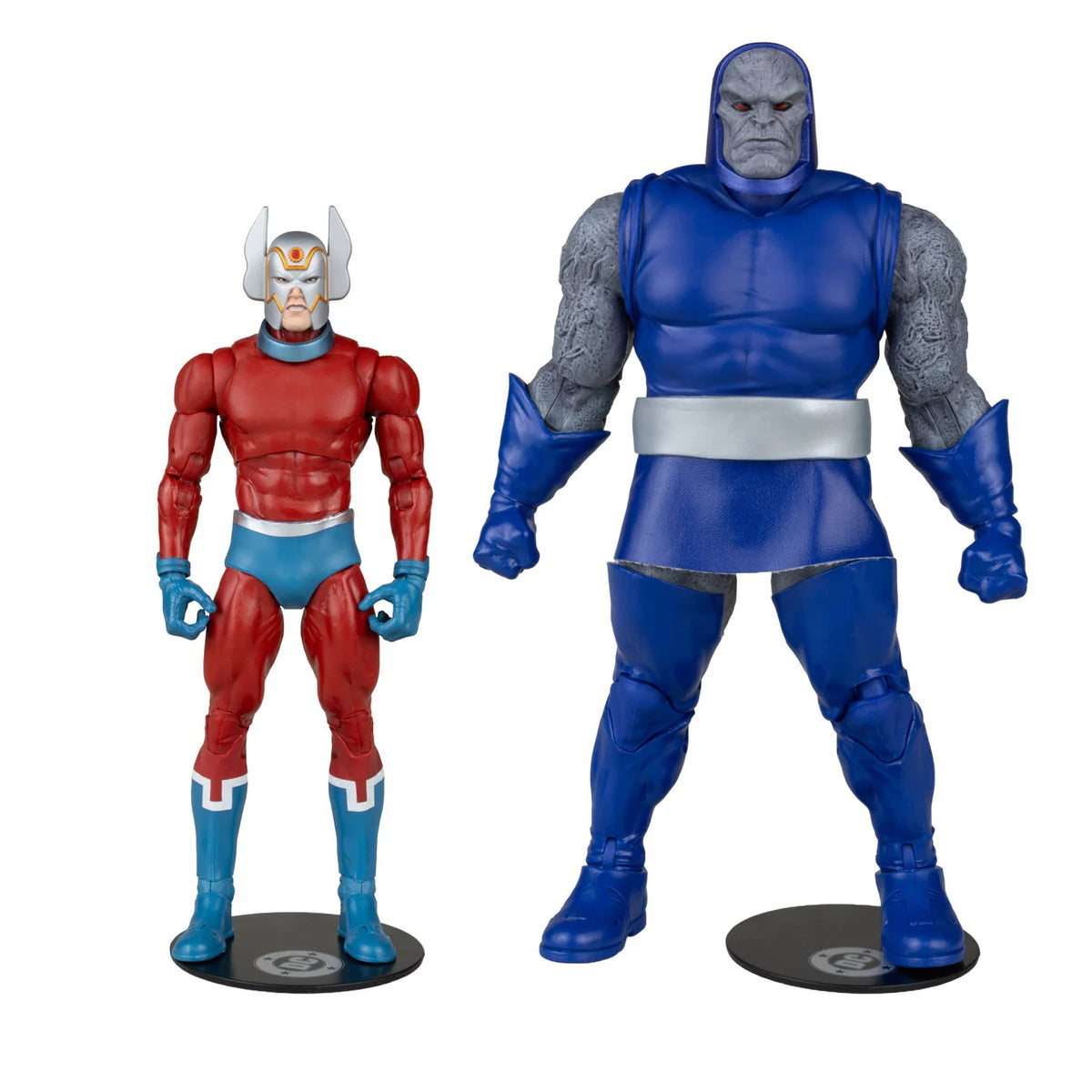 McFarlane Darkseid and Orion New Gods figures front view