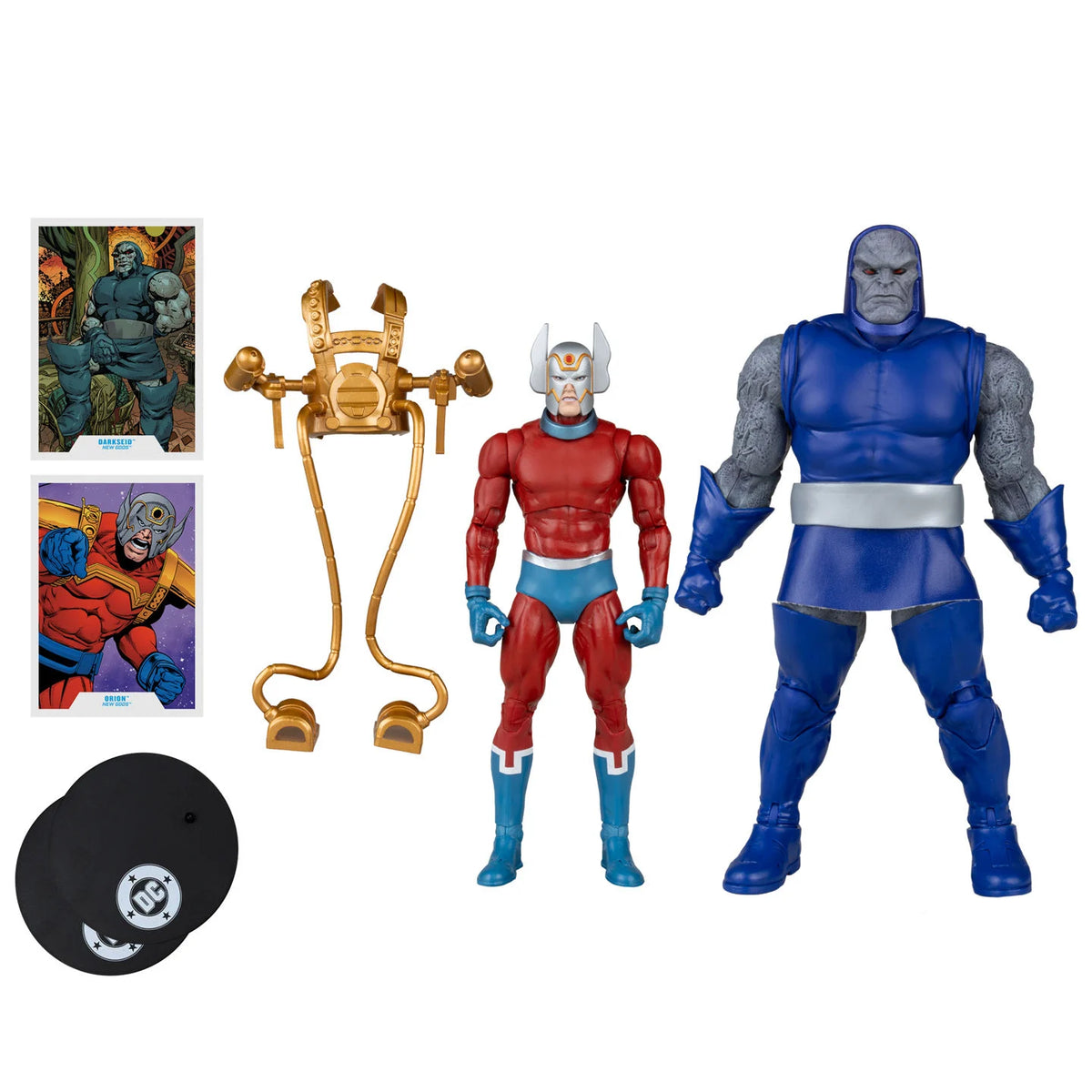 McFarlane DC Multiverse Darkseid vs Orion New Gods 2-Pack contents