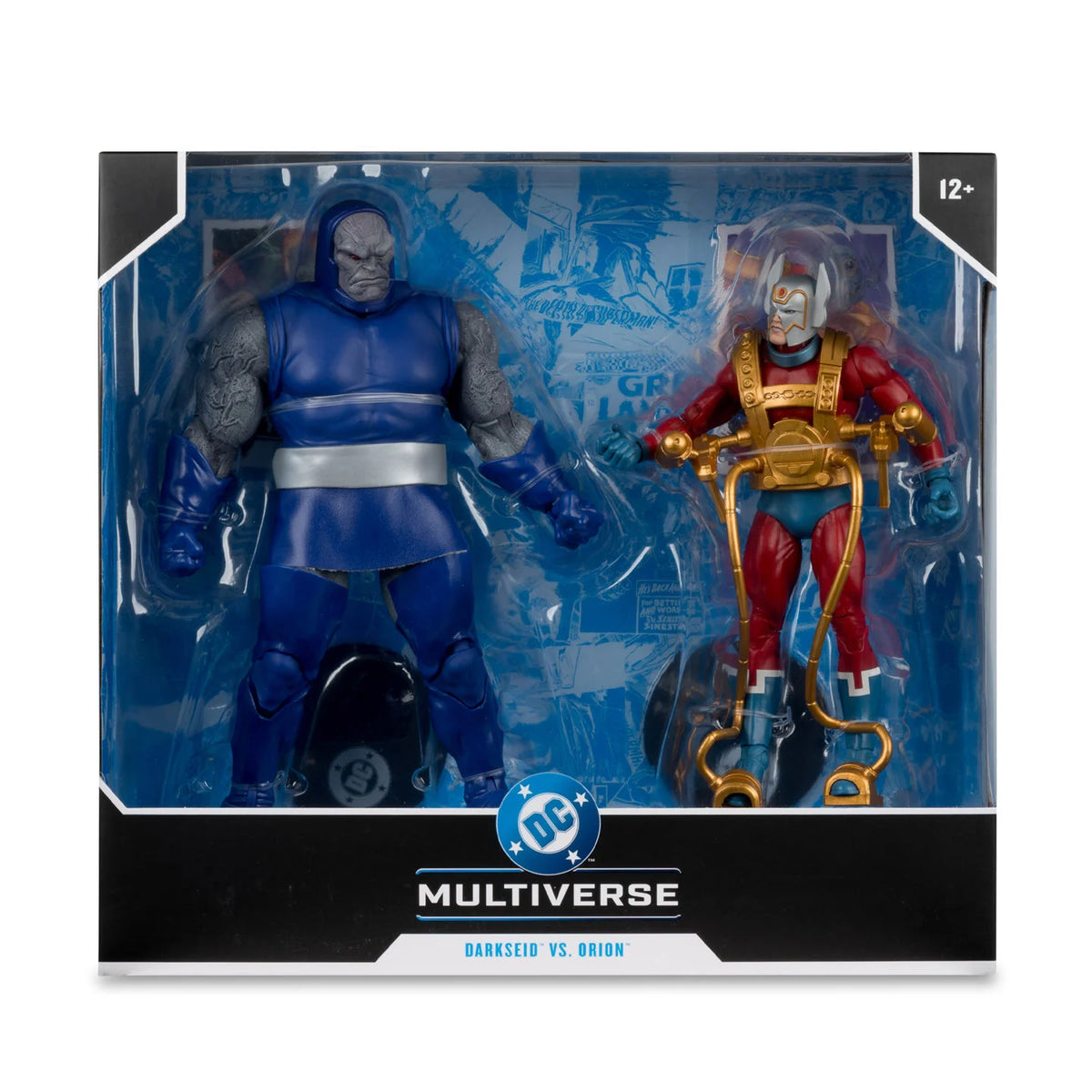 McFarlane DC Multiverse Darkseid vs Orion New Gods 2-Pack front package view