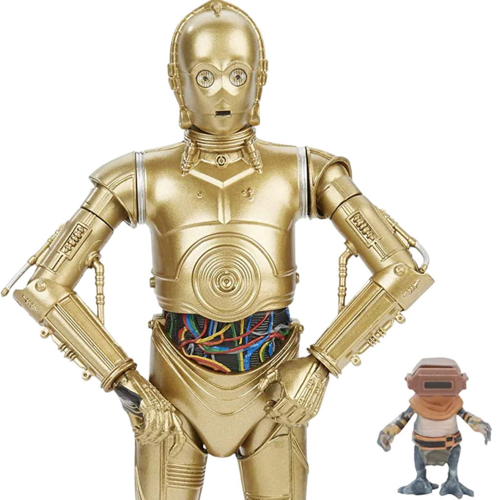 Serie negra de Star Wars C-3PO y Babu Frik