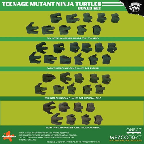Mezco Toyz One:12 Collective Teenage Mutant Ninja Turtles Mirage Comics Deluxe Boxed Set (Red Mask Variant)