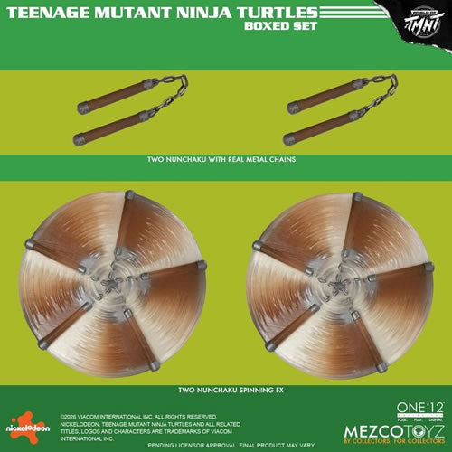 Mezco Toyz One:12 Collective Teenage Mutant Ninja Turtles Mirage Comics Deluxe Boxed Set (Red Mask Variant)