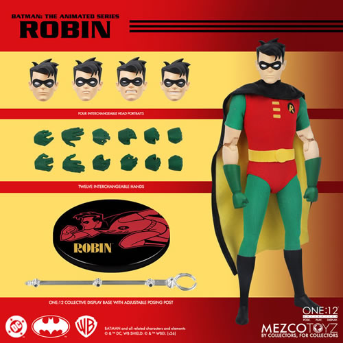 Mezco Toyz One:12 Collective Batman: The Animated Series Robin Action Figure