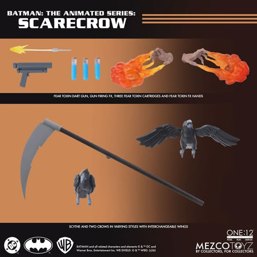 Mezco Toyz One:12 Collective Batman: The Animated Series Scarecrow Action Figure