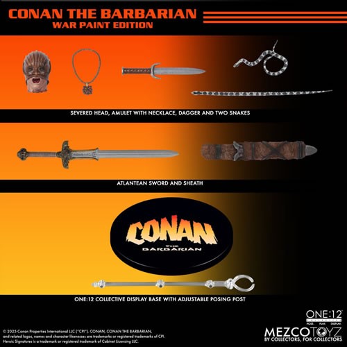 MEZCO One:12 Collective: Conan the Barbarian (1982) (War Paint Edition)