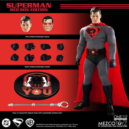 Mezco Toyz One:12 Collective Superman: Red Son Action Figure