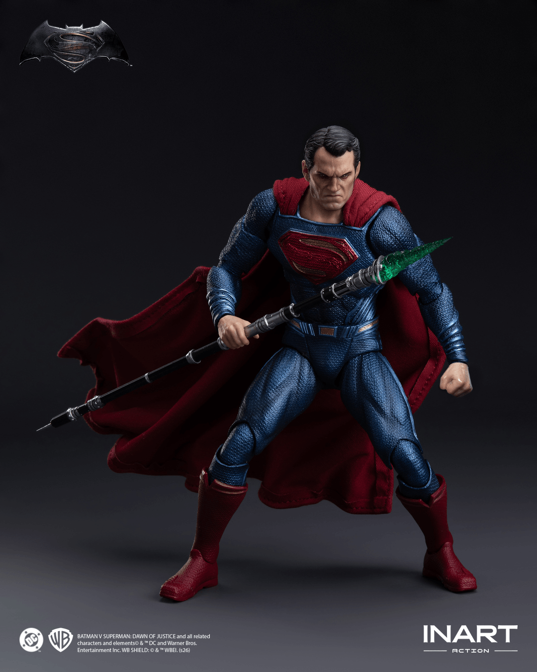 INART Batman v Superman: Dawn of Justice Superman 1/12 Scale Action Figure