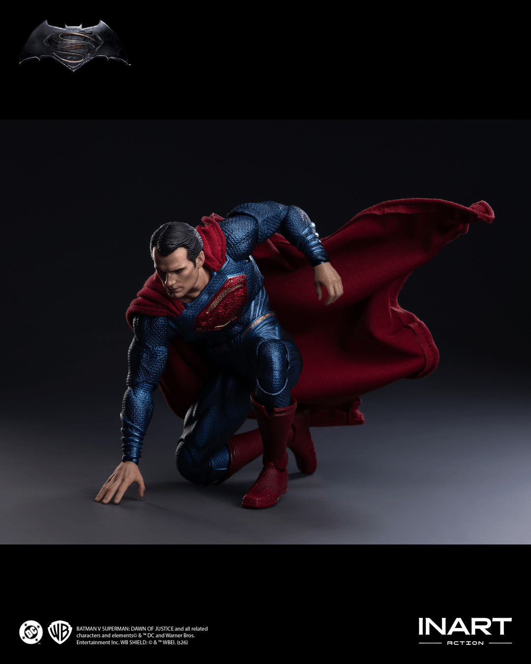 INART Batman v Superman: Dawn of Justice Superman 1/12 Scale Action Figure