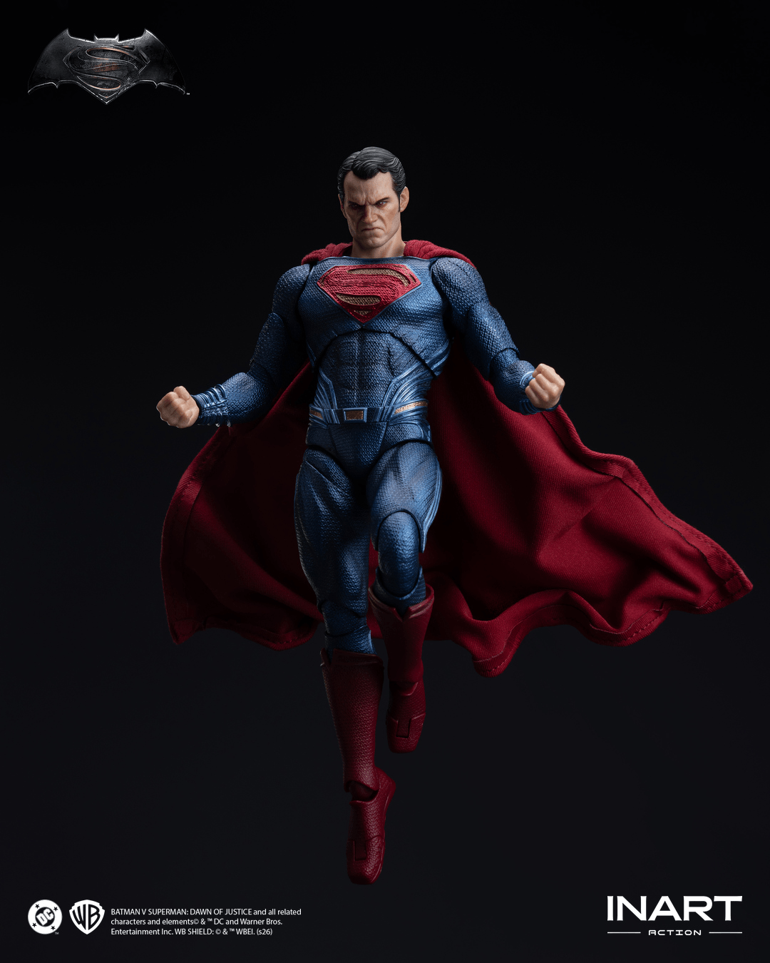 INART Batman v Superman: Dawn of Justice Superman 1/12 Scale Action Figure
