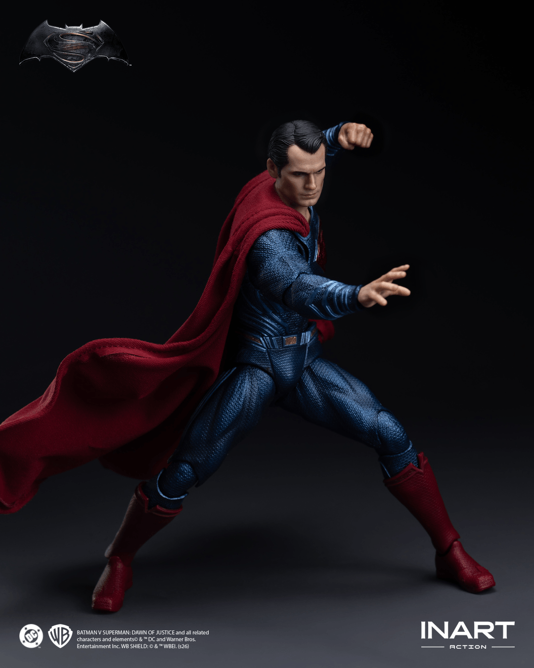 INART Batman v Superman: Dawn of Justice Superman 1/12 Scale Action Figure